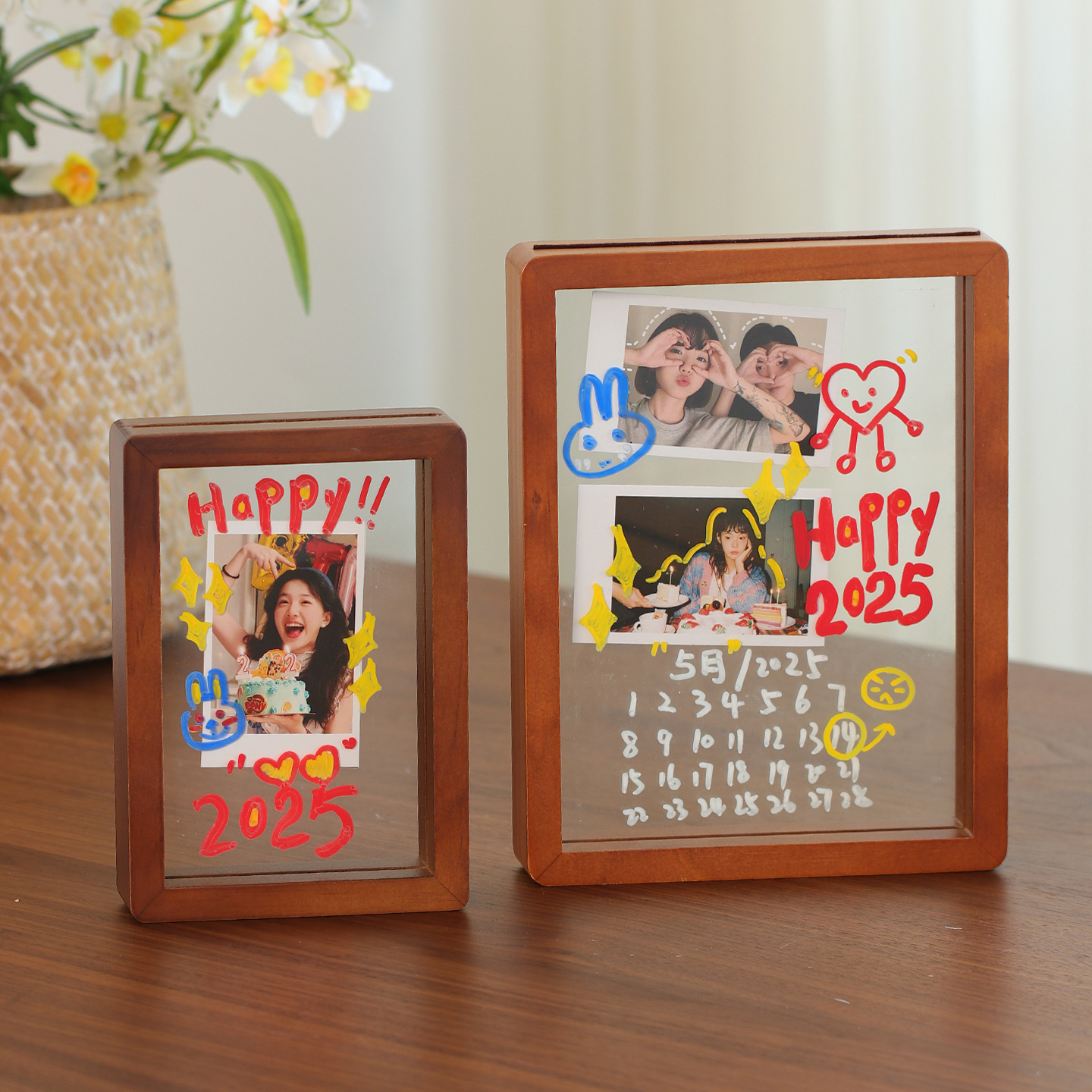 3寸拍立得相框摆台情侣洗照片diy