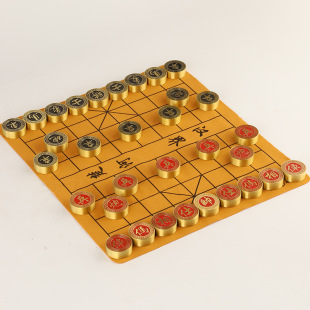 黄铜象棋楚河汉界铜象棋礼品工艺品家居收藏