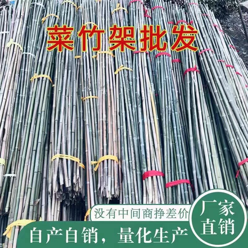 粗细小竹竿蔬菜爬藤竹杆架种菜园搭架豆角架篱笆栅栏彩旗杆细竹子