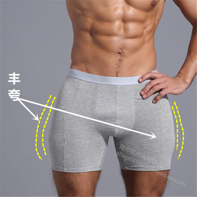 假屁股翘臀塑形透气男士内裤