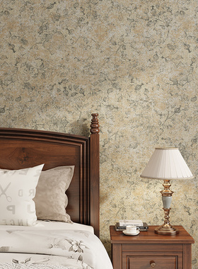 美式无缝墙布全屋现代简约墙纸卧室客厅背景墙高端法式壁布