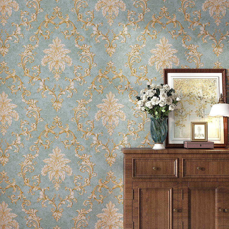 高档轻奢美式无缝墙布现代简约墙纸卧室客厅家用背景墙提花壁布,家装主材,无缝墙布/无缝壁布,淘宝优惠券,粉丝福利购,淘宝优惠卷