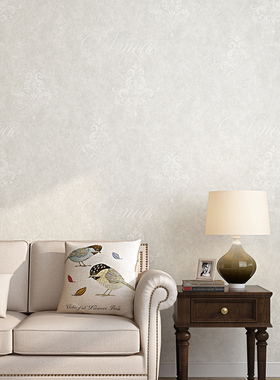法式无缝墙布现代简约卧室客厅全屋轻奢暗花美式电视背景墙壁布