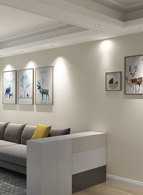 2025新款无缝墙布现代简约卧室客厅背景墙全屋壁纸轻奢高档壁布