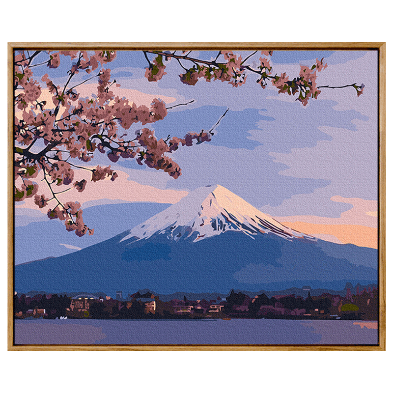 定制diy数字油画风景填充减压