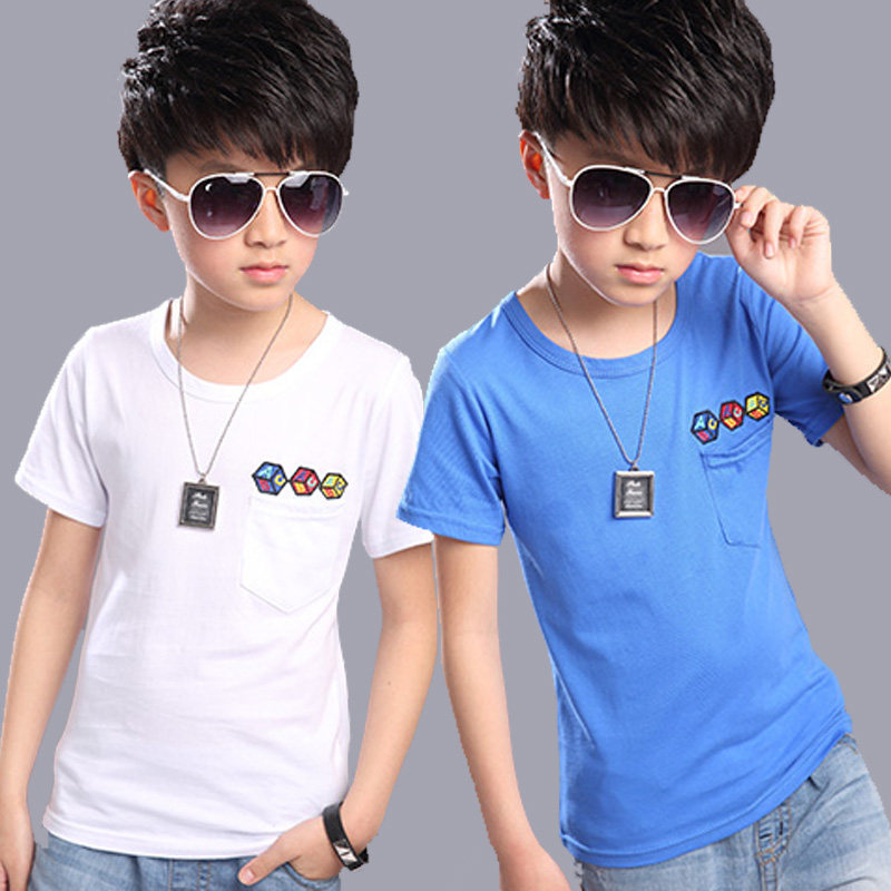 兒童男童9男孩8純棉體桖夏天7秋衣外穿4-6歲5白色t恤長袖小孩短袖在類目 童裝/嬰兒裝/親子裝, T恤中 - 來自Buy2taobao.com提供專業的淘寶代購服務