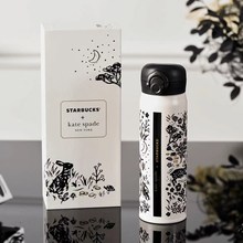 星巴克杯子KateSpade NEW YORK 500ml合作款膳魔师保温杯水杯送礼