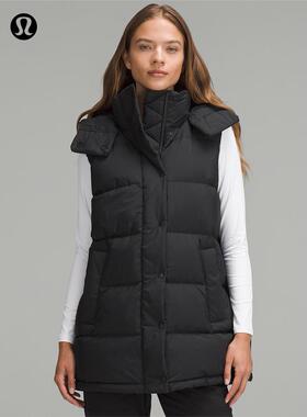 Wunder Puff 女士中长款羽绒马甲防风 拒水 丨lululemon丨LW4CGSS