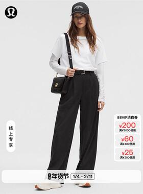 Daydrift™ 女士高腰阔腿裤 *常规款丨lululemon丨LW5HFXS
