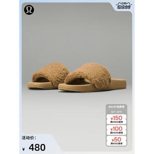 restfeel slide 女士拖鞋 *拉绒款丨lululemon丨LW9FORS