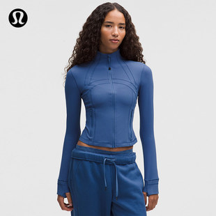 Define女士运动短款夹克 *罗纹 Nulu? 芯吸丨lululemon丨LW3HB6S