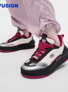 FILA FUSION｜DUCATI 联名PENGPENG Fila潮牌板鞋新款女鞋厚底鞋