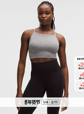 Focuser? 女士高领口运动内衣 C/D 芯吸丨lululemon丨LW2EWLS