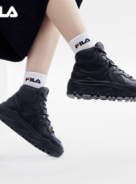 FILA Fila女鞋AMICA摩登运动鞋冬季款阿米卡休闲鞋老爹鞋女鞋