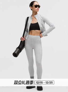 Softy Suedey 女士运动绒面高腰紧身裤 24 丨lululemon丨LW5GZAA