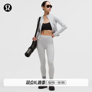Softy Suedey 女士运动绒面高腰紧身裤 24 丨lululemon丨LW5GZAA