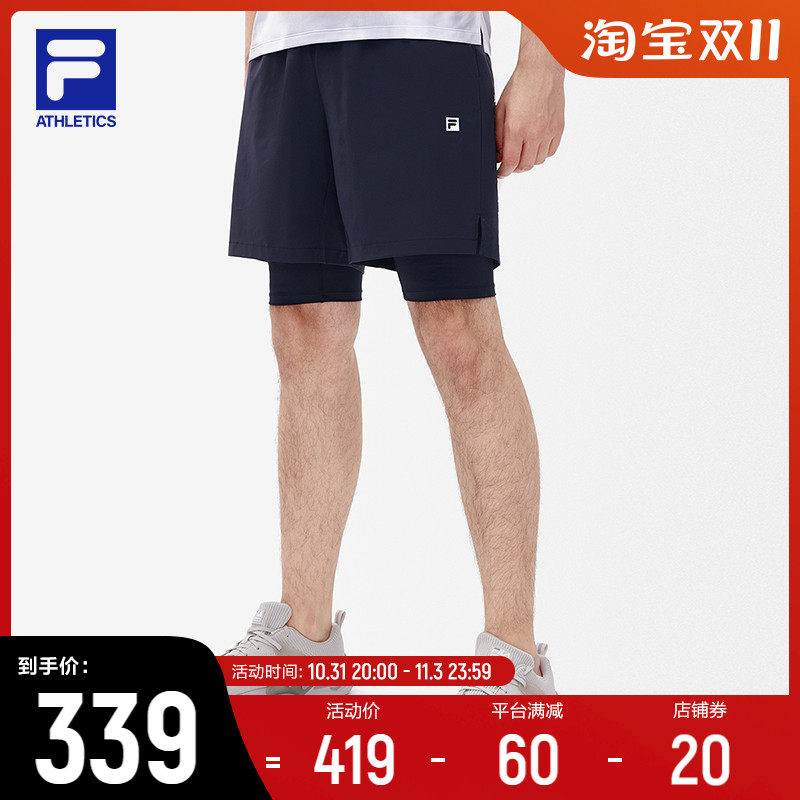 FILAFila官方男子梭织五分裤2022冬季新款二合一跑步运动健身短裤使用感如何?