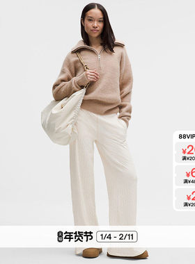 Engineered Warmth 女士运动绞花针织长裤丨lululemon丨LW5GXUA