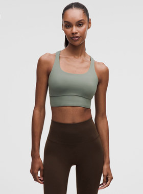 Energy 女士交叉肩带长版运动内衣 *Evolve丨lululemon丨LW2EKIS