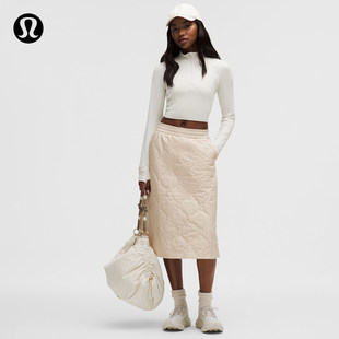 Wave-Quilt 女士波浪绗缝带夹层中长裙丨lululemon丨LW8ARRS
