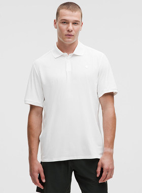 UV-Protective 男士网球条纹网面休闲衫防晒丨lululemon丨LM3GAHS