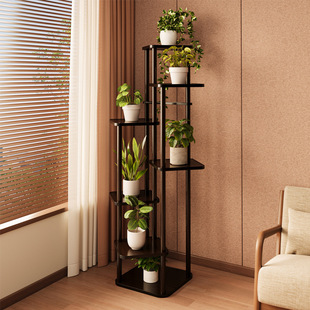花架子客厅落地阳台置物架多层室内花盆托架植物摆放架轻奢高级感