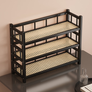 茶桌面上中式小型博古架茶杯架子收纳置物架茶室茶水柜茶壶摆放架