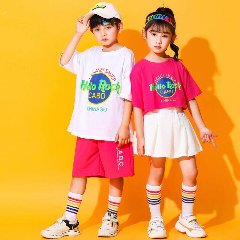 六一儿童啦啦队演出服幼儿园拉拉操表演服小学生夏季运动会套装潮