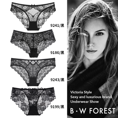 维多利亚无痕性感黑色蕾丝网纱内裤女夏薄款禁欲系2026新款三角裤