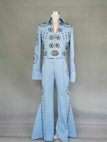 爱衣蕙量身定制网红穿搭猫王模仿演出服装，公司年会演出服装