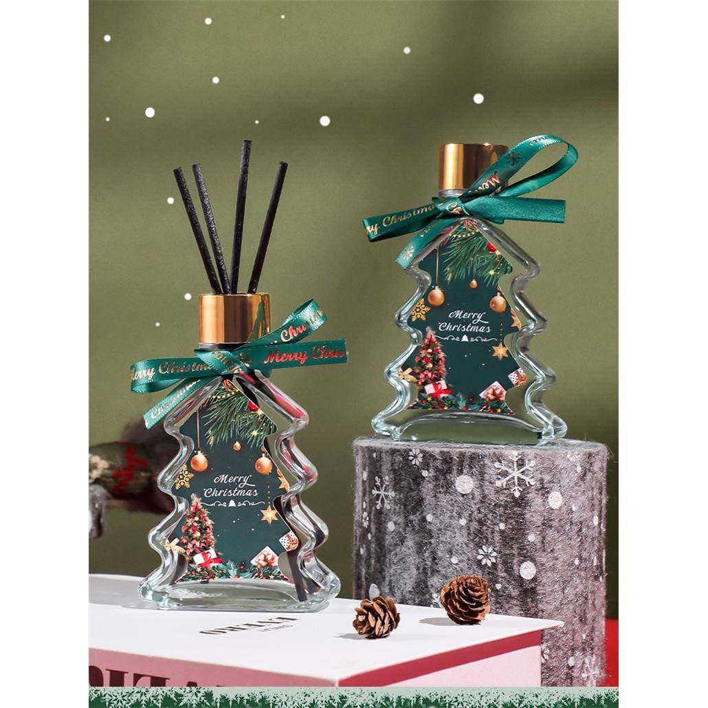 圣诞无火香薰家用室内车载持久留香除臭精油挥发液圣诞节气氛摆件