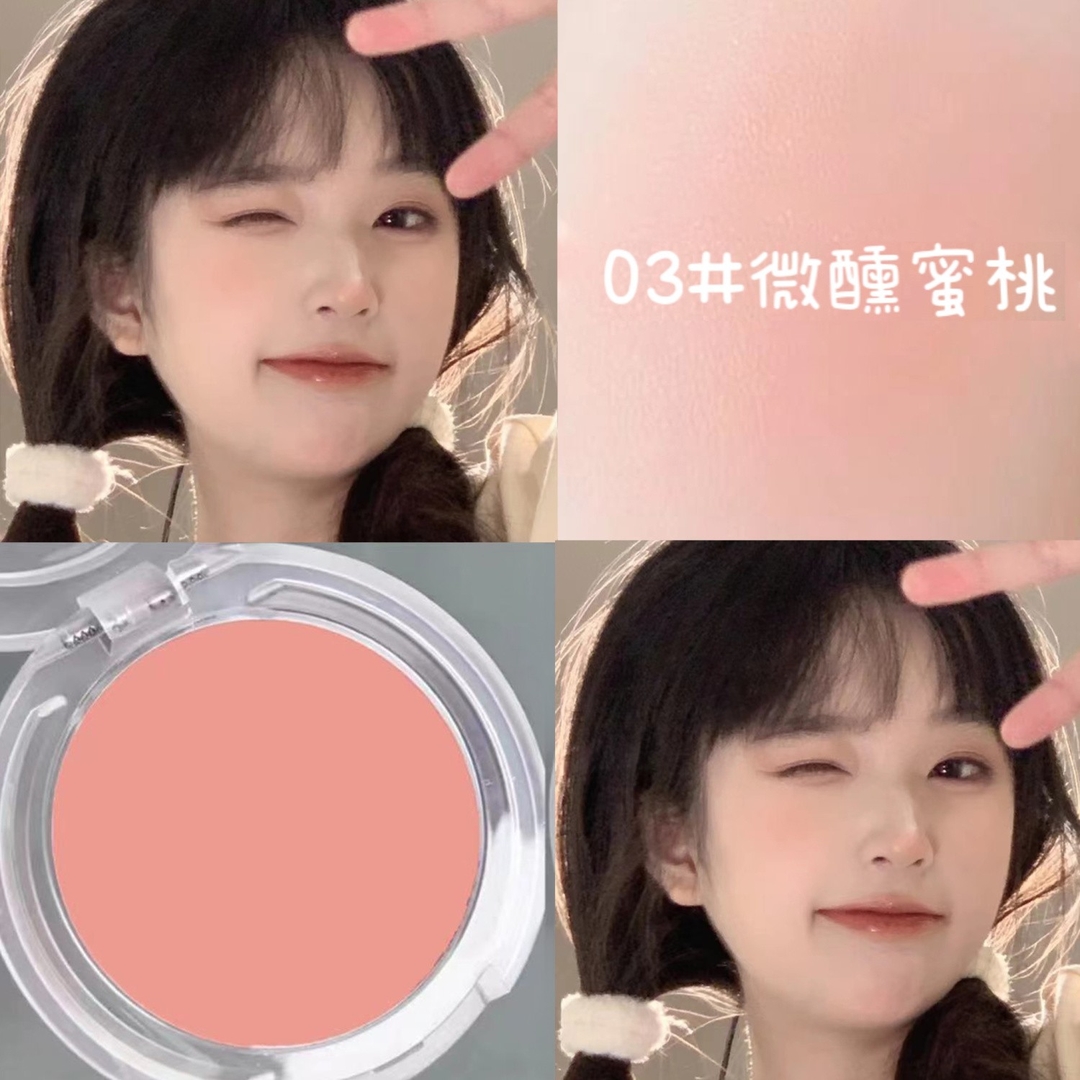 正品HISYI单色冰块腮红女自然晒红收缩膨胀色高光眼影修容一体