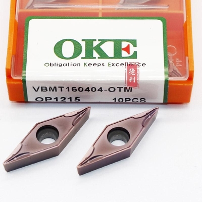 正品株洲欧科亿OKE不锈钢数控刀片菱形35单面内160408VBMT160404