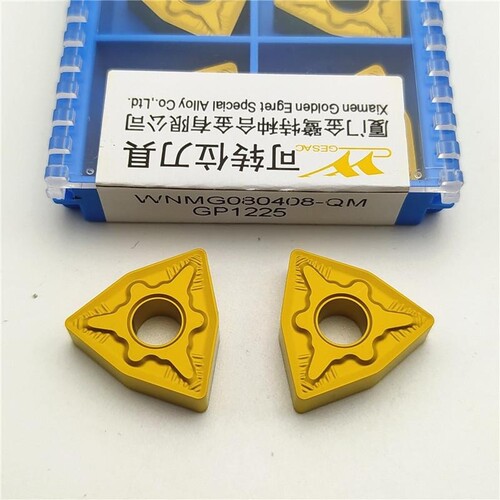 厦门金鹭数控刀片桃型外圆刀粒钢件加工WNMG080408-QM/GP1225
