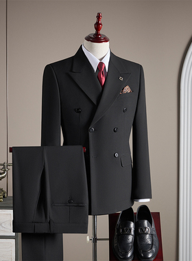 【TGH】新郎结婚西服套装男士秋冬修身商务休闲职业正装西装TZ750