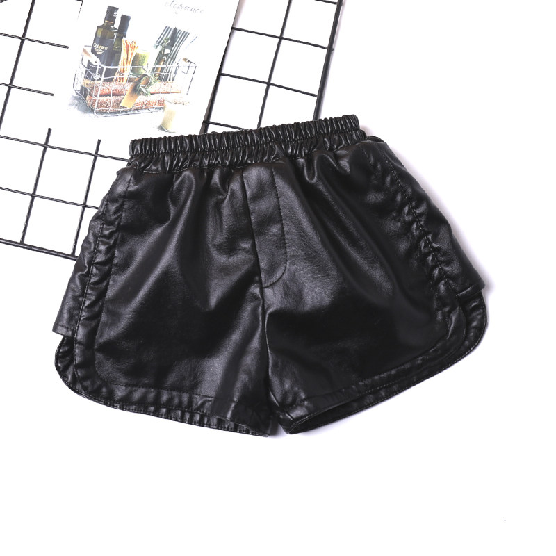女童皮短裤春秋冬童装中大童热裤皮裤儿童裤子外穿小女孩pu皮短裤,童装/婴儿装/亲子装,裤子,淘宝优惠券,粉丝福利购,淘宝优惠卷