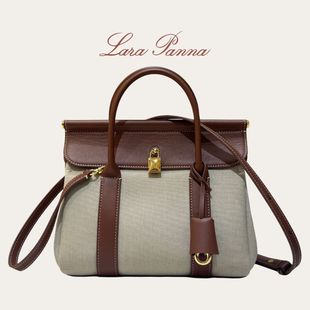 低调奢华老钱风高奢单肩手提女大包包磨砂真皮手袋 L25 Loom bag