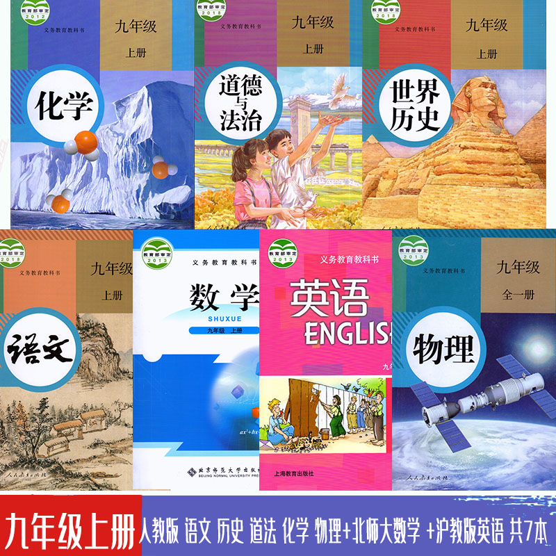 语文历史政治物理化学书北师9上