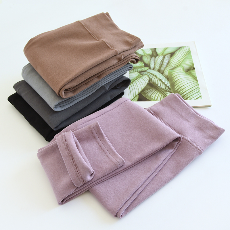 臻圆新款莱卡纯棉女士保暖秋裤