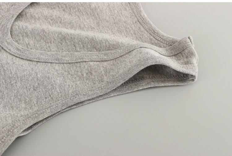 무료 배송 조끼 남성 순수 코튼 여름 느슨한 얇은 탄성 중년 및 노인 민소매 단색 흑백 회색 바닥 조끼