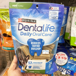 港购 美国PURINA普瑞纳 齿一生狗零食齿轮状磨牙棒洁齿骨迷你型犬