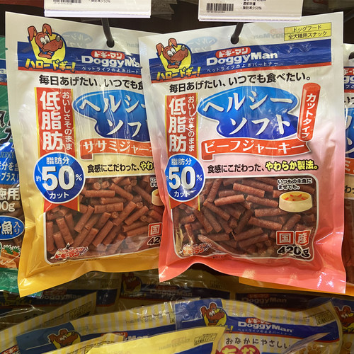 多格漫犬狗零食低脂鸡肉牛肉条