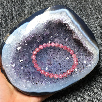 天然紫水晶簇洞玛瑙聚宝盆摆件