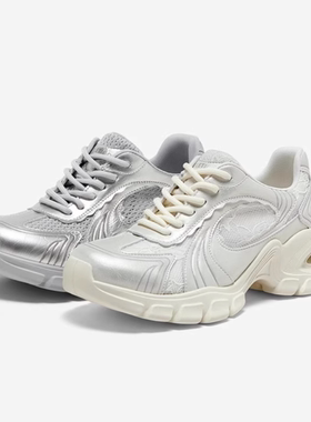 专柜正品拔佳2025秋款女鞋高街老爹鞋厚底增高运动休闲鞋11719CM5