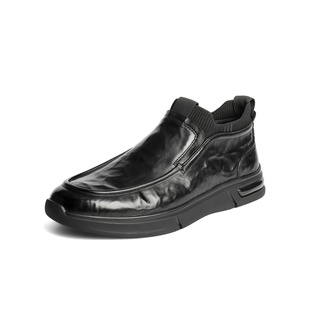 皮靴简约舒适厚底休闲鞋 专柜正品 男鞋 新款 2AX02DD5 森达2025冬季