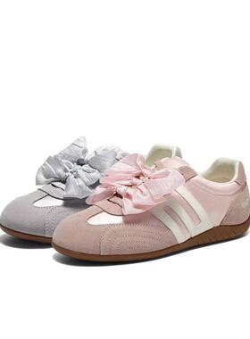 专柜正品百丽2026夏季新款女鞋跑道德训鞋礼物薄底赛车鞋E2L5DBM6