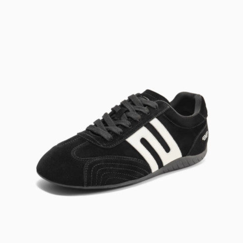 Belle/百丽复古薄底阿甘德训男鞋