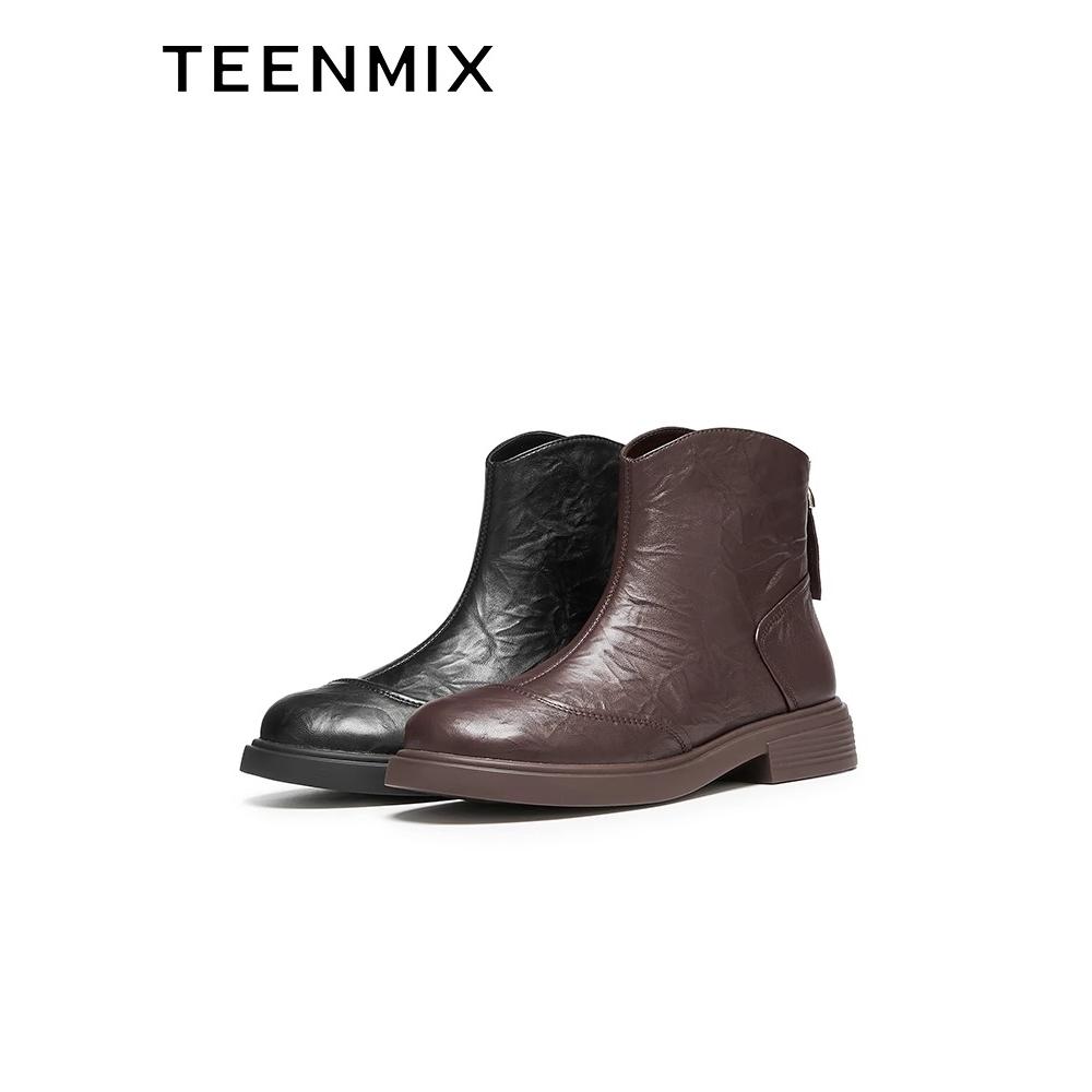 Teenmix/天美意休闲时装靴短靴