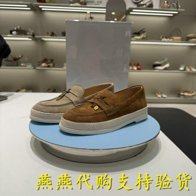 专柜正品思加图2026夏天女复古乐福鞋一脚蹬平底鞋单鞋EFR04AA6