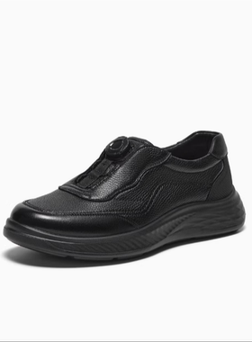 专柜正品拔佳2025春季新款男鞋羊皮通勤厚底运动休闲鞋92751AM5